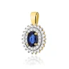 Złota Zawieszka Szafir  0,70ct żółte złoto | ERgold