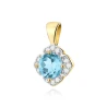 Złota Zawieszka Topaz  0,50ct żółte złoto | ERgold