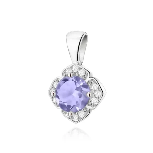 Złota Zawieszka Tanzanit 0,50ct białe złoto | ERgold