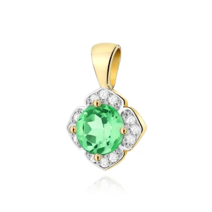 Złota Zawieszka Topaz  0,50ct żółte złoto | ERgold