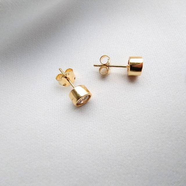 Ohrringe aus vergoldetem Silber "Charm of the Night"