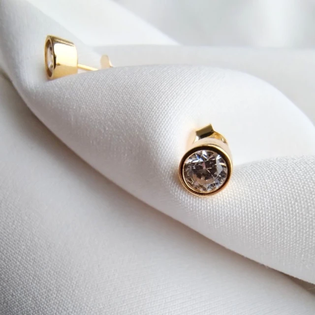 Ohrringe aus vergoldetem Silber "Charm of the Night"