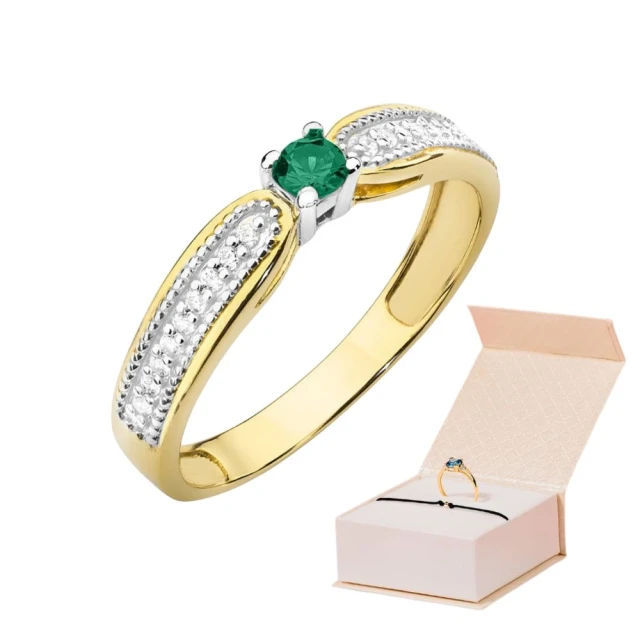 copy of Gold Ring 585 mit Diamant Diamant Diamant 0.10ct