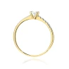 Złoty Pierścionek 585 z diamentami 0,15ct | ERgold