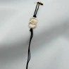 Vergoldetes Armband Schwarze Saite WHEELS SBZ28 | ergold
