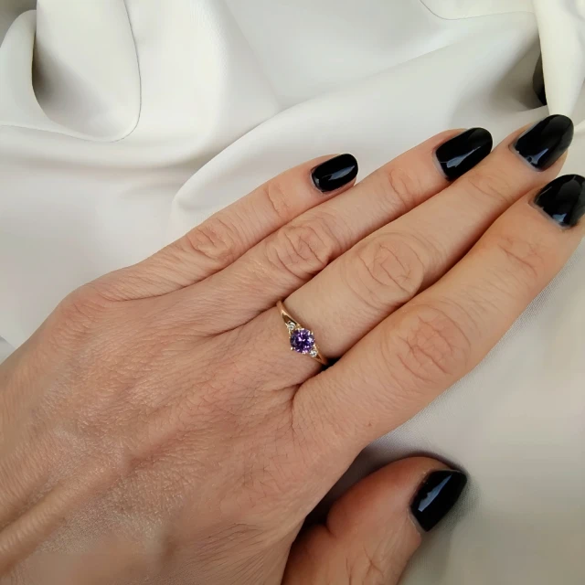 copy of Gold Ring Zirkonie nur ein Smaragd