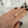 Gold Ring Zirconie Nur ein Smaragd | ergold