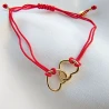 Vergoldetes Armband Red STRING HEART SBZ35| ergold