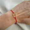 Vergoldetes Armband Red STRING HEART SBZ35| ergold