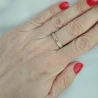 Goldring mit Strasssteinen SQUARE P2.1296 | ergold