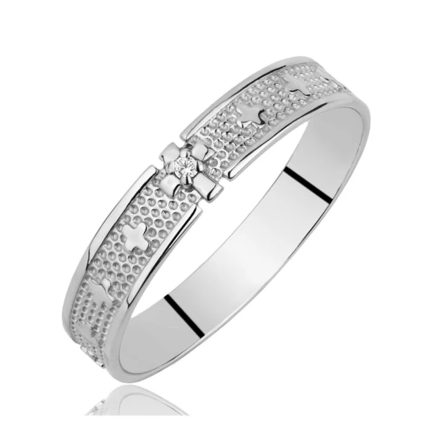copy of Goldring mit Zirkonia SQUARE