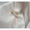 Gold Ring Zirconie Nur ein Smaragd | ergold