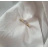 Gold Ring Zirconie Nur ein Smaragd | ergold