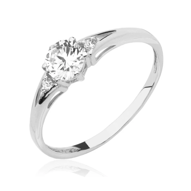 copy of Gold Ring Zirkonie nur ein Smaragd
