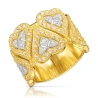 Gold HERZRING WEIßE STEINE 585 | ergold
