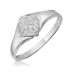 Goldring mit Strasssteinen SQUARE P2.1296 | ergold