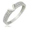 Goldring mit Strasssteinen SQUARE P2.1296 | ergold