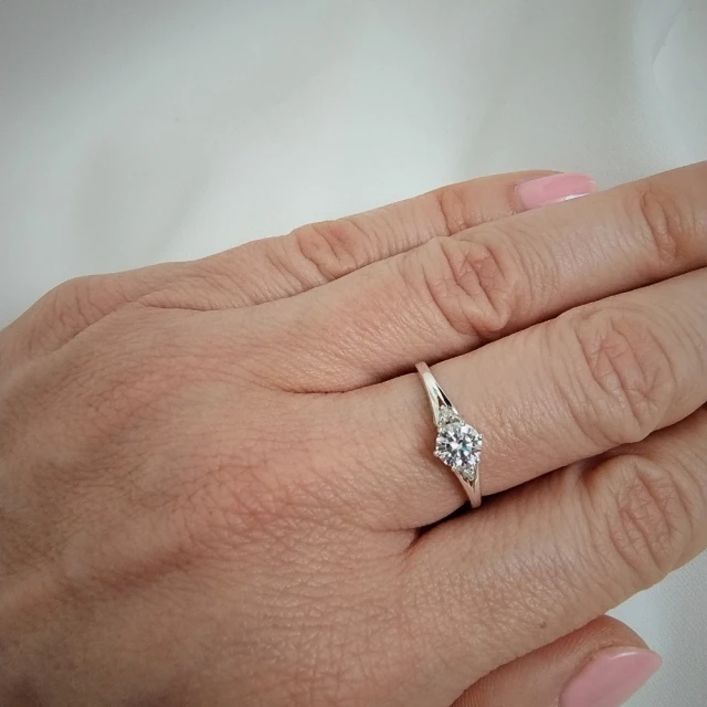 copy of Gold Ring Zirkonie nur ein Smaragd
