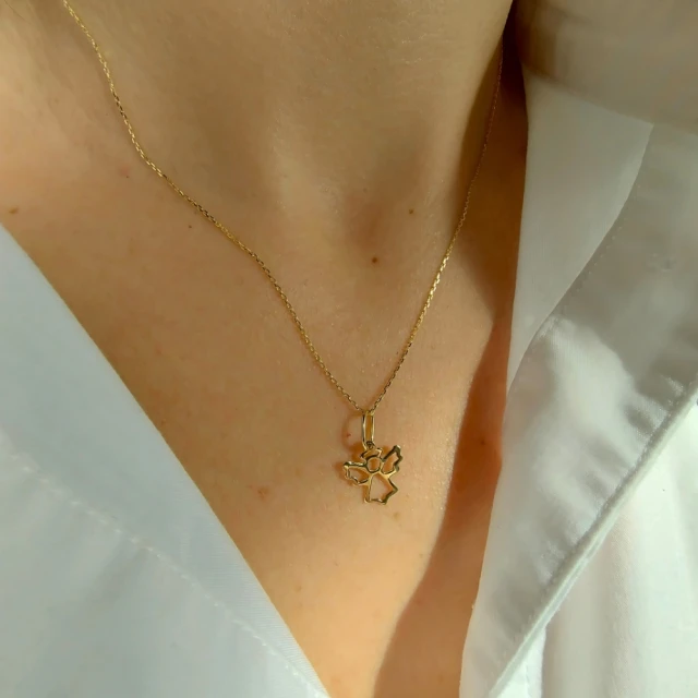 copy of ANGEL Goldener Anhänger