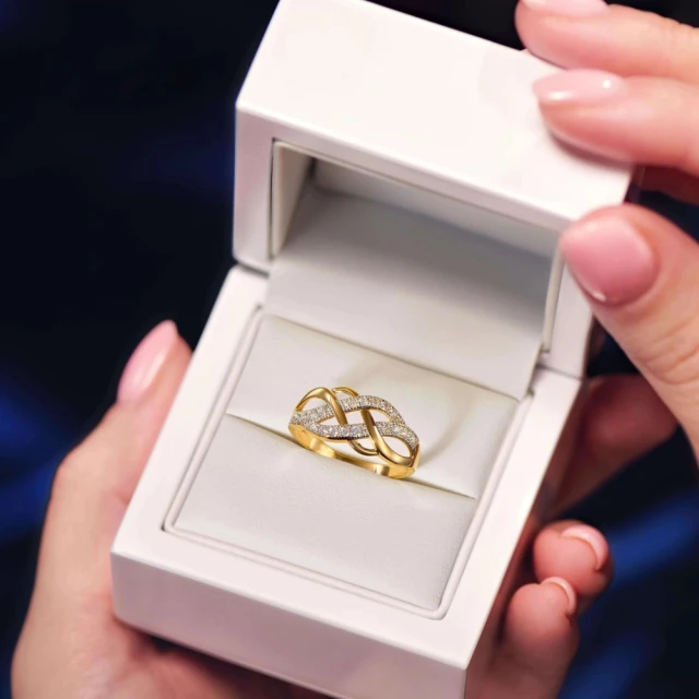 Goldring WHITE STONES 333