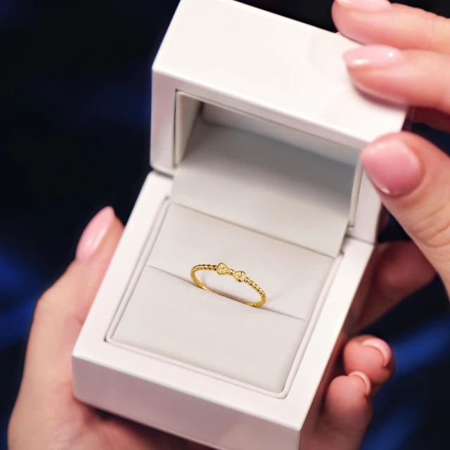 copy of Gold Coquette Ring mit Schleife