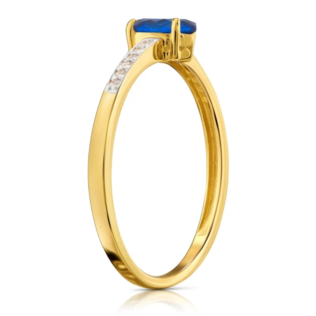 copy of Goldring mit Zirkonia SQUARE