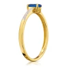Goldring mit Strasssteinen SQUARE P2.1296 | ergold