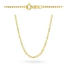 ⭐ Łańcuszek złoty pr. 585 - splot pancerka diamentowana / nacinana 45cm ♥ Ergold