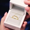 Pierścionek obrączka z cyrkoniami 333 P3.1667 | ERgold