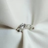 Gold Ring Zirconie Nur ein Smaragd | ergold