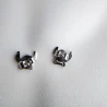 Srebrne kolczyki dziecięce STITCH | ERgold