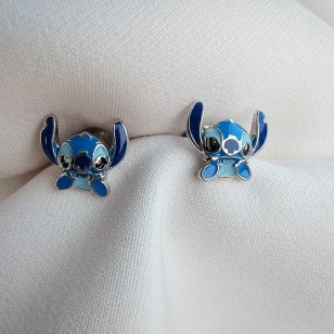 Srebrne kolczyki dziecięce STITCH | ERgold