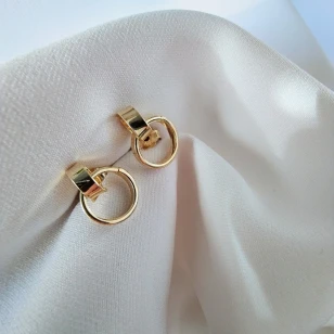 Ohrringe aus vergoldetem Silber "Charm of the Night"| ergold