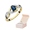 Gold Diamantring EY-28 Saphir | ergold