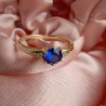 Gold Ring Zirconie Nur ein Smaragd | ergold