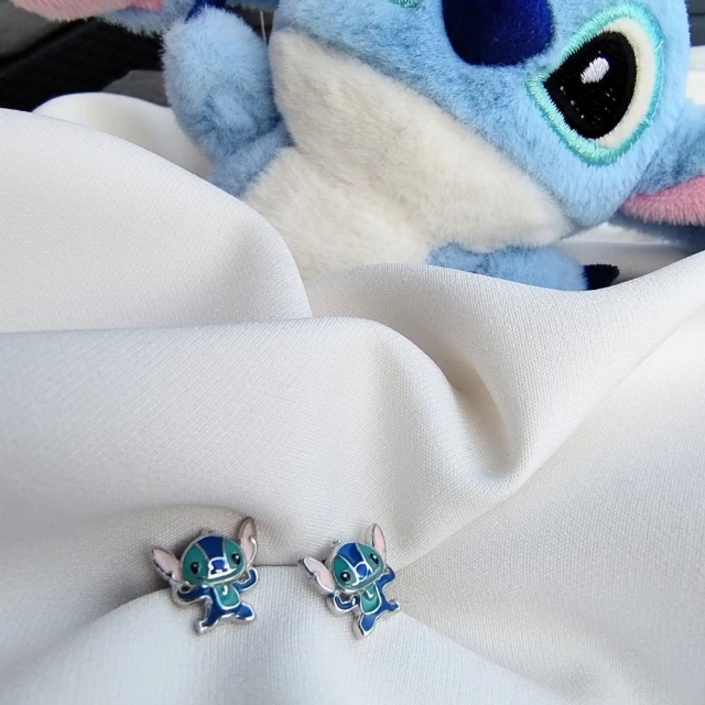 Srebrne kolczyki dziecięce STICH