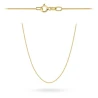 ⭐  Łańcuszek złoty pr. 585 - splot pancerka gładka 42 cm super lekki♥ Ergold