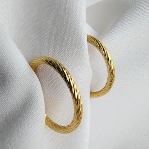 Ohrringe aus vergoldetem Silber "Charm of the Night"| ergold