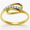 Goldener Ring BEAUTIFUL WAVE CELEBRITY P2.1341 | ergold