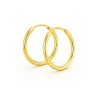Gold Rad Ohrringe Eclat Durchmesser 4,0cm Probe 585 KSG.04P | ergold