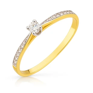 GOLD RING mit Strasssteinen P1.607p | ergold