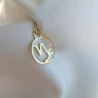 ⭐ Goldener Anhänger Fußanhänger pr. 585 ♥ Ergold