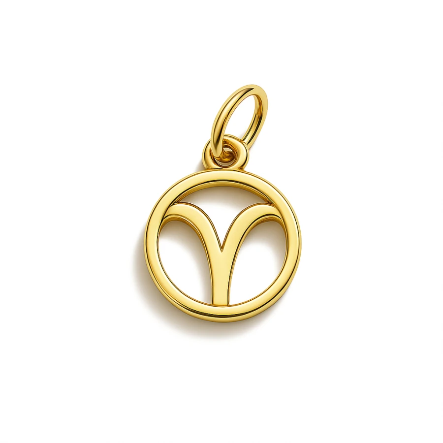 ⭐BARAN złoty wisiorek znak zodiaku pr. 585♥ Ergold