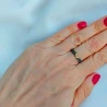 Goldring mit Strasssteinen SQUARE P2.1296 | ergold