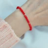 Bransoletka z jadeitem i złote kulki próba 585 | ERgold