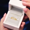 Minimalistyczny pierścionek zaręczynowy 333  P2.W060 | ERgold