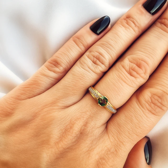 Moonlight Gold Ring