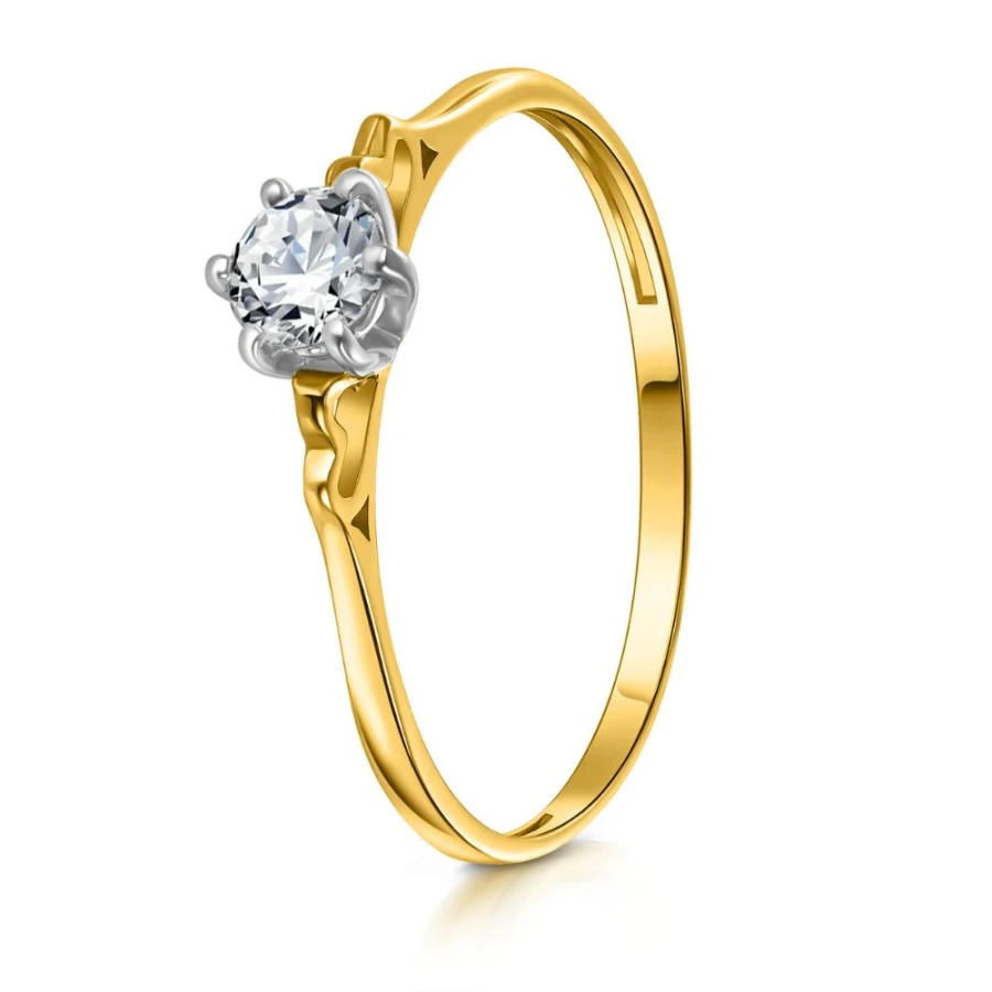 GOLD RING ZIRKONOXID HERZ P2.1125 | ergold