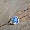 Modischer Goldring mit Strasssteinen Marquise P2.982n | ergold