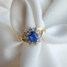 Modischer Goldring mit Strasssteinen Marquise P2.982n | ergold